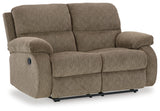 Scranto Sofa, Loveseat and Recliner in Oak - PKG015500