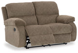 Scranto Sofa, Loveseat and Recliner in Oak - PKG015500