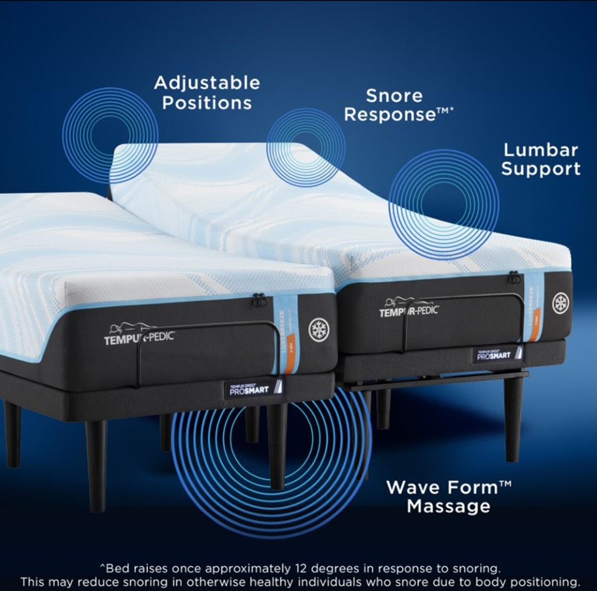 TEMPUR-Ergo® ProSmart™ Adjustable Power Base, Cal King Size -  Tempur-Pedic - Luna Furniture