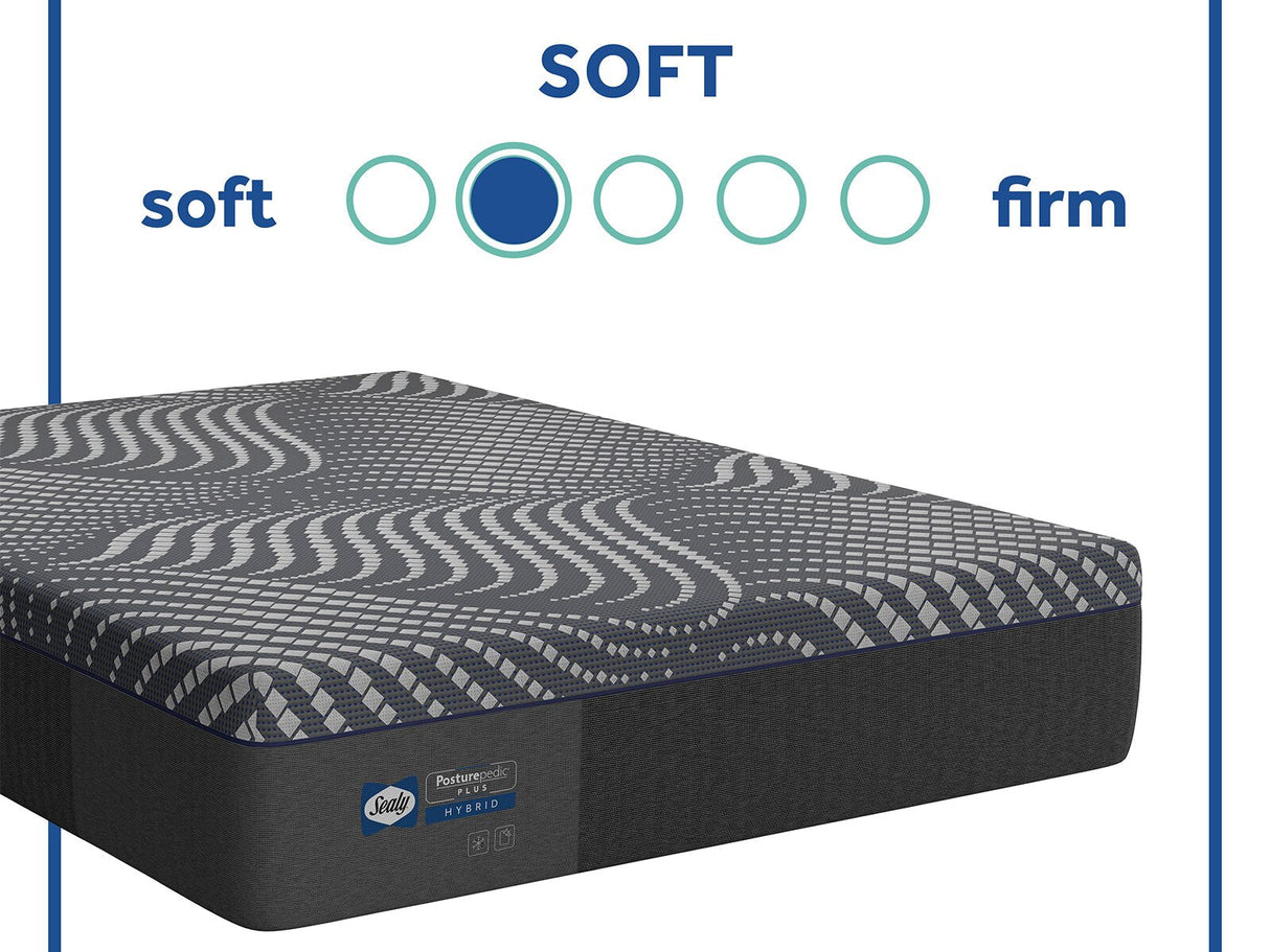 Sealy® Posturepedic® Plus Hybrid Brenham Plush Mattress, Cal King Size -  Sealy - Luna Furniture