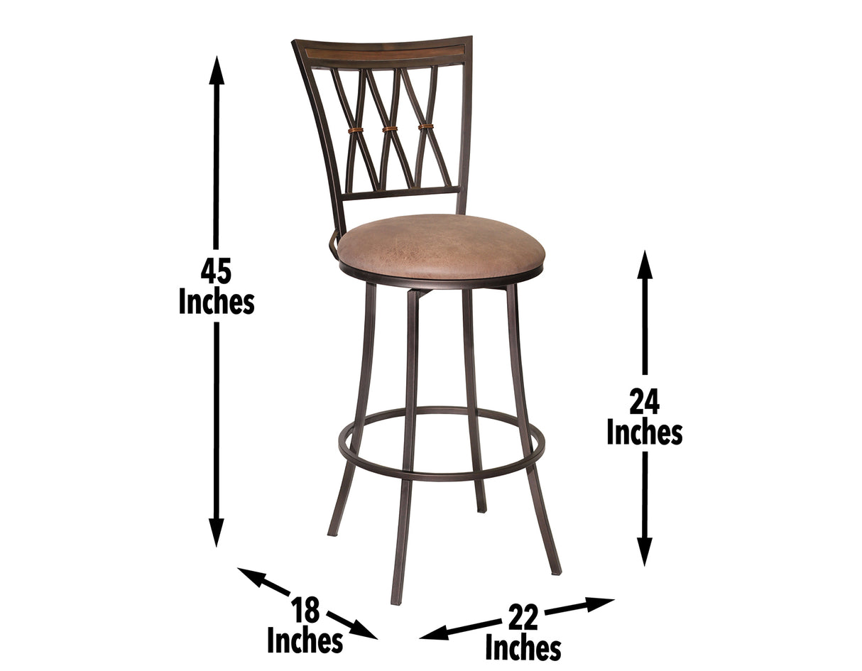 Sedona 30″ Bar Stool, Swivel from Steve Silver - Luna Furniture