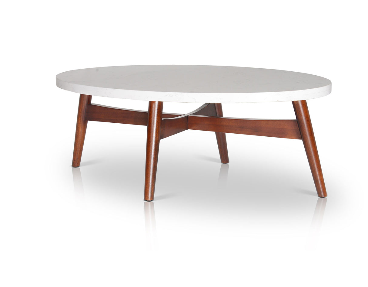 Serena Silverstone OvalCocktail Table from Steve Silver - Luna Furniture