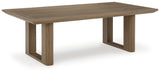 Serene Bay Dark Brown Outdoor Coffee Table - P671-701