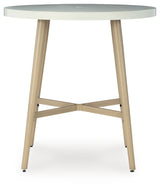 Seton Creek Beige Outdoor Bar Table - P798-613