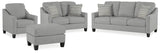 Shadow Adlai Sofa, Loveseat, Chair and Ottoman - PKG019286