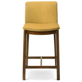 Shannon Counter Chair In Dark Yellow Velvet - STL00401202