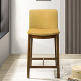 Shannon Counter Chair In Dark Yellow Velvet - STL00401202