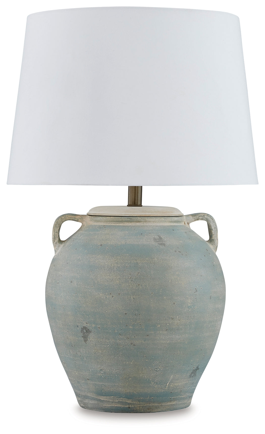 Shawburg 2-Piece Table Lamp Set in Antique Green from Ashley - Luna Furniture