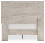 Shawburn Full Panel Headboard with 2 Nightstands in Whitewash - PKG020636