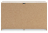 Shawburn Full Panel Headboard with Dresser and 2 Nightstands in Whitewash - PKG020631