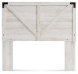 Shawburn Full Panel Headboard with Dresser and Chest in Whitewash - PKG016194