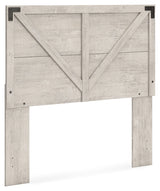 Shawburn Full Panel Headboard with Dresser and Chest in Whitewash - PKG020634