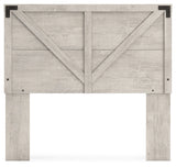 Shawburn Full Panel Headboard with Dresser, Chest and 2 Nightstands in Whitewash - PKG020632