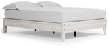 Shawburn Full Platform Bed with 2 Nightstands in Whitewash - PKG016233