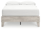 Shawburn Full Platform Bed with 2 Nightstands in Whitewash - PKG020650