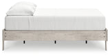 Shawburn Full Platform Bed with 2 Nightstands in Whitewash - PKG020650