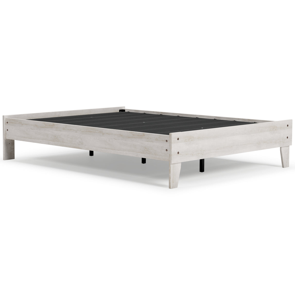 Shawburn Full Platform Bed with Dresser in Whitewash - PKG009348