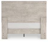 Shawburn Queen Crossbuck Panel Headboard with 2 Nightstands in Whitewash - PKG020643