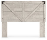 Shawburn Queen Crossbuck Panel Headboard with Dresser and Chest in Whitewash - PKG020641