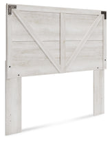 Shawburn Queen Panel Headboard with Dresser and 2 Nightstands in Whitewash - PKG016191