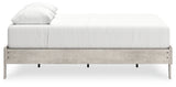 Shawburn Queen Platform Bed with 2 Nightstands in Whitewash - PKG020657