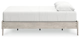 Shawburn Queen Platform Bed with 2 Nightstands in Whitewash - PKG020657