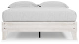 Shawburn Queen Platform Bed with Dresser and Chest in Whitewash - PKG016197