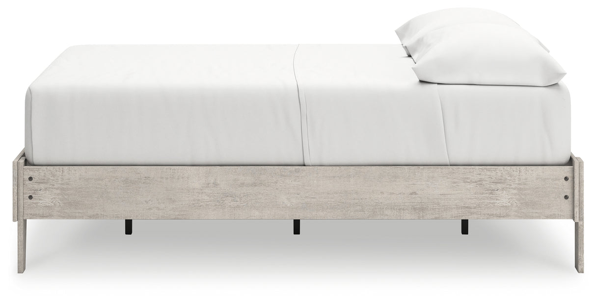 Shawburn Whitewash Full Platform Bed - EB4123-112