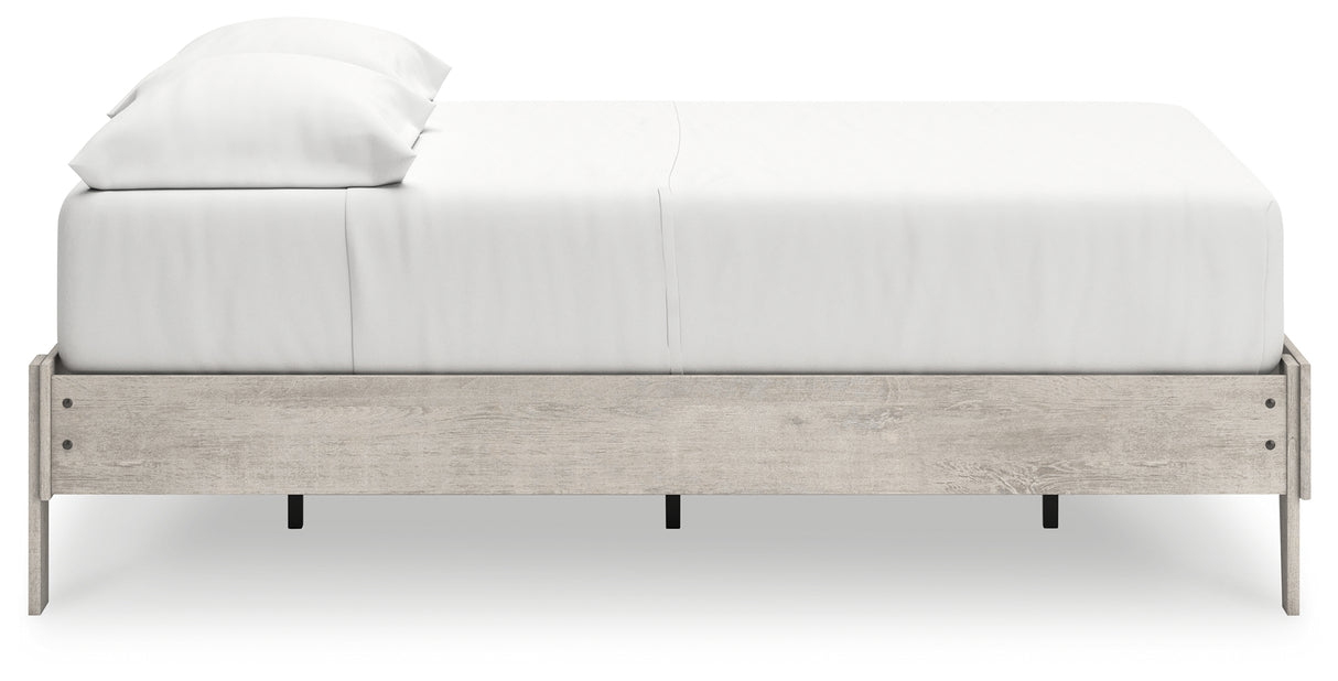 Shawburn Whitewash Full Platform Bed - EB4123-112