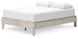 Shawburn Whitewash Queen Platform Bed - EB4123-113