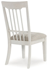 Shaybrock Antique White/Brown Dining Chair, Set of 2 - D683-02