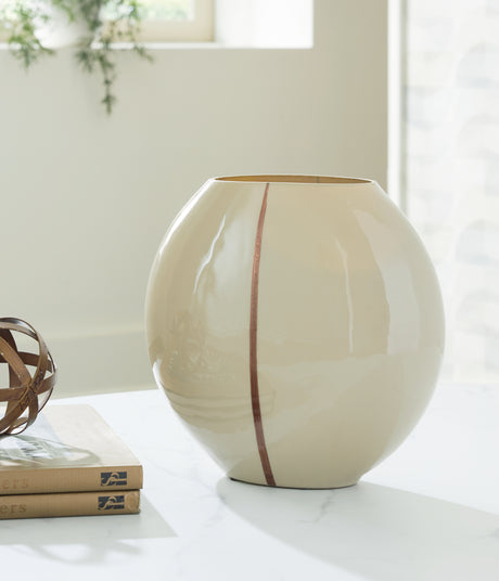 Sheabourne Cream Vase from Ashley - Luna Furniture