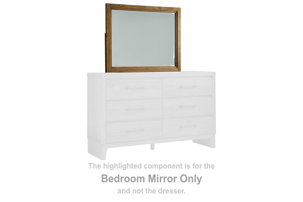 Sherbana Light Brown Bedroom Mirror - B833-36