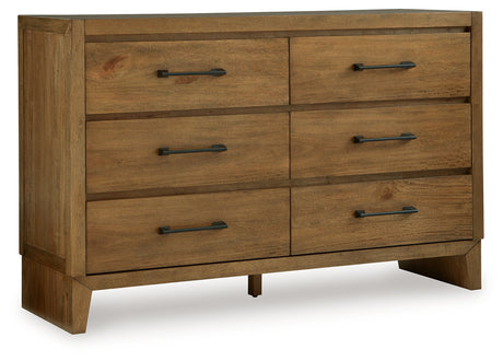 Sherbana Light Brown Dresser - B833-31