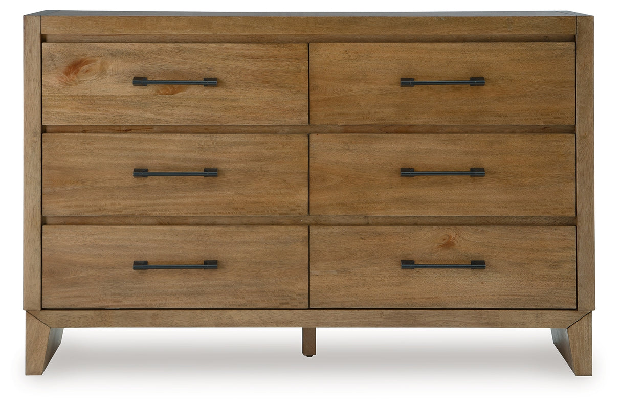 Sherbana Light Brown Dresser - B833-31