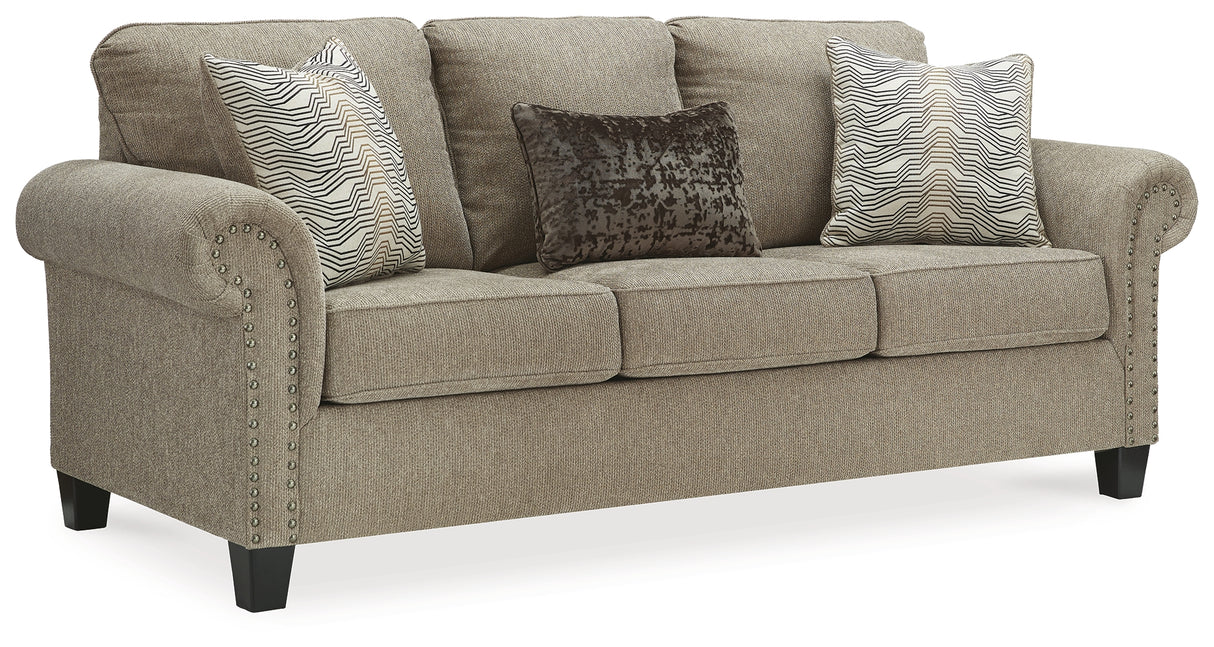 Shewsbury Sofa and Loveseat in Pewter - PKG010970