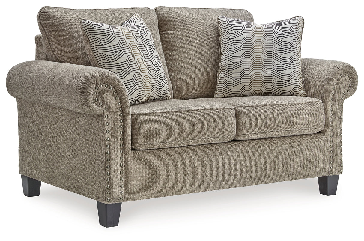 Shewsbury Sofa and Loveseat in Pewter - PKG010970