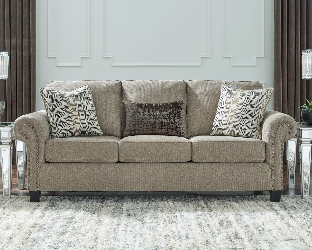 Shewsbury Sofa and Loveseat in Pewter - PKG010970