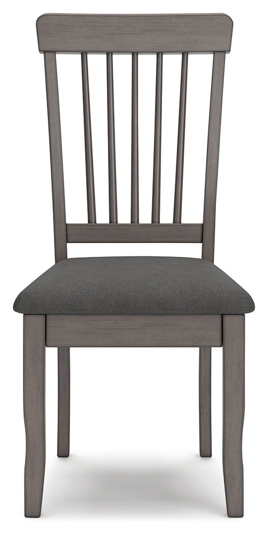 Shullden Dining Table and 2 Chairs in Gray - PKG015400