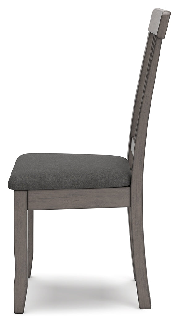 Shullden Dining Table and 2 Chairs in Gray - PKG015400