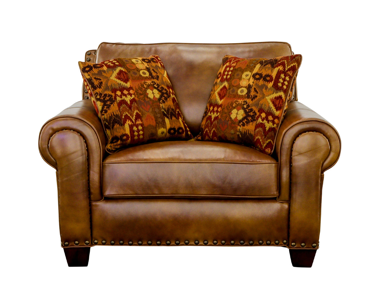 Silverado Chair w/ Two Accent Pillows from Steve Silver - Luna Furniture