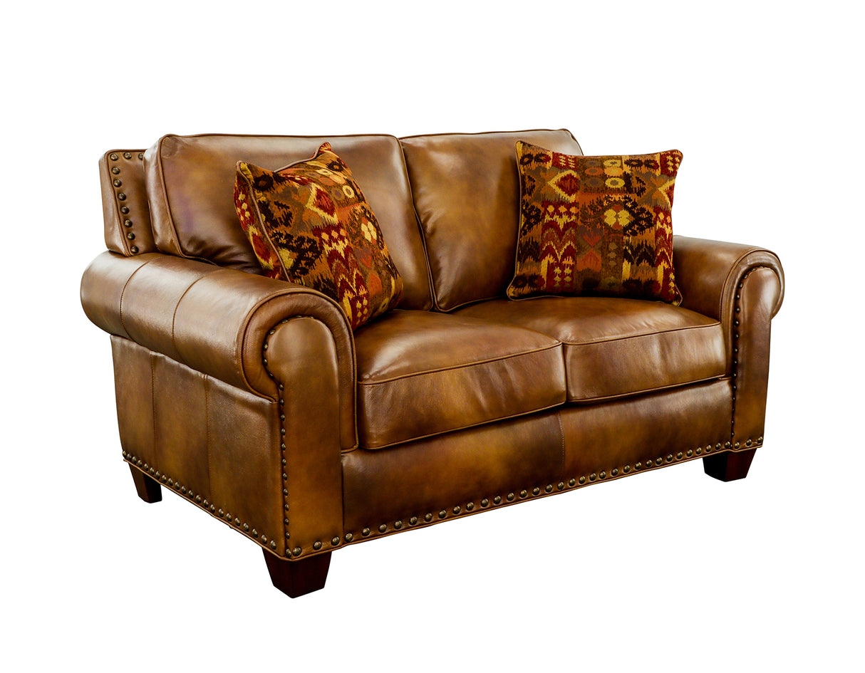 Silverado Loveseat w/ Two Accent Pillows from Steve Silver - Luna Furniture