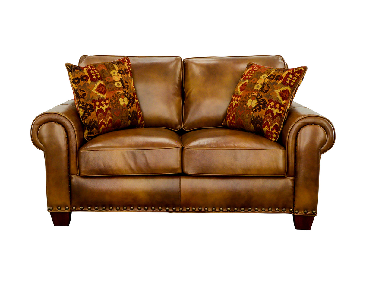 Silverado Loveseat w/ Two Accent Pillows from Steve Silver - Luna Furniture