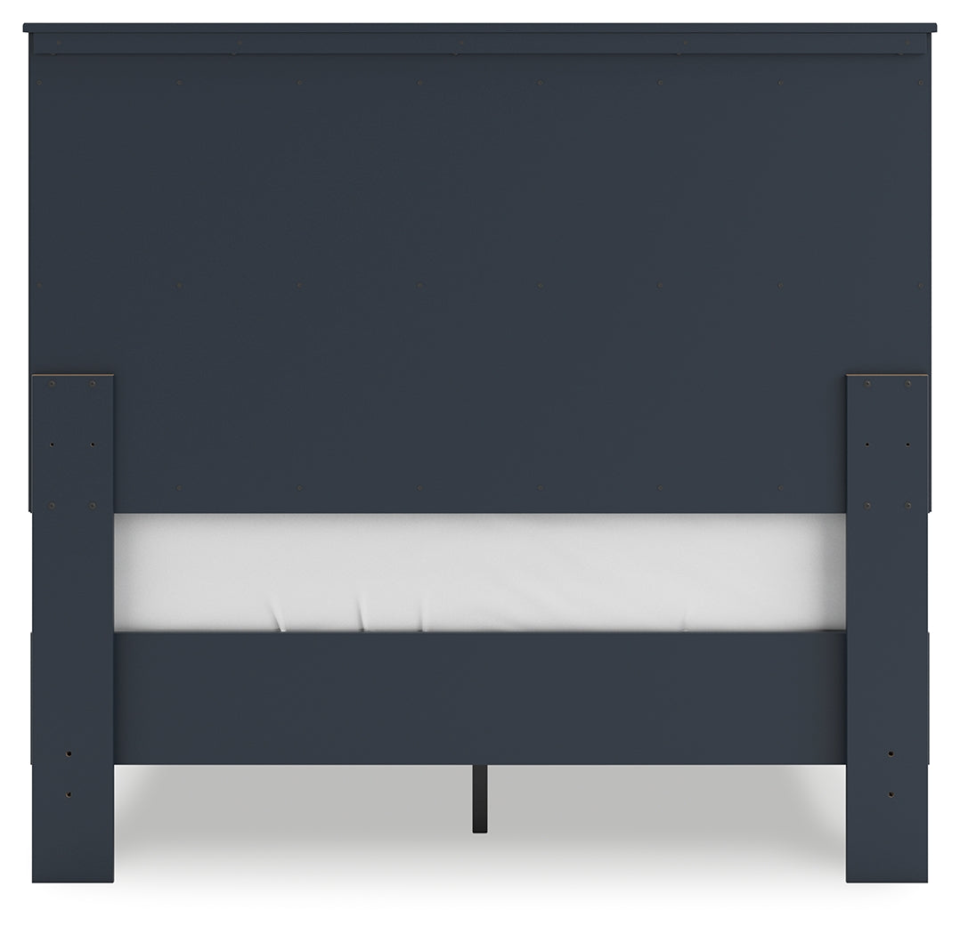 Simmenfort Full Panel Headboard with Dresser and Chest in Navy Blue from Ashley - Luna Furniture