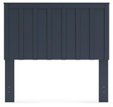 Simmenfort Full Panel Headboard with Dresser, Chest and 2 Nightstands in Navy Blue from Ashley - Luna Furniture