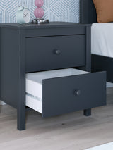 Simmenfort Full Panel Headboard with Dresser, Chest and Nightstand in Navy Blue from Ashley - Luna Furniture