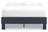 Simmenfort Full Platform Bed with Dresser and 2 Nightstands in Navy Blue from Ashley - Luna Furniture