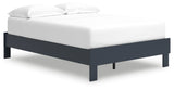 Simmenfort Full Platform Bed with Dresser and 2 Nightstands in Navy Blue from Ashley - Luna Furniture