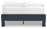 Simmenfort Full Platform Bed with Dresser and 2 Nightstands in Navy Blue from Ashley - Luna Furniture