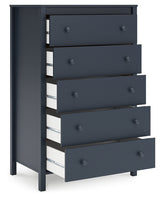 Simmenfort Navy Blue Chest of Drawers - EB1528-245